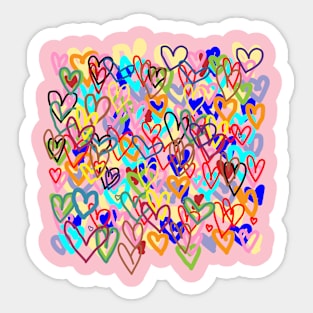 Heart Pattern Sticker